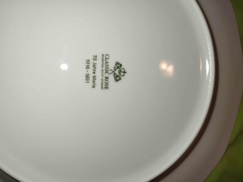 duży talerz Talerz Rosenthal Biała Maria śred. 28cm