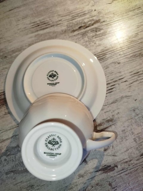 filiżanka z podst. Rosenthal Biała Maria filiżanka z podst. Rosenthal Biała Maria