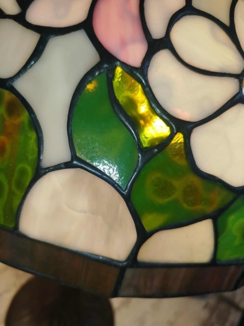 lampa witrażowa Tiffany wys. 63 cm