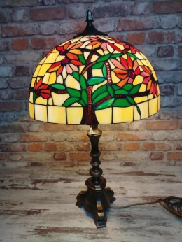 lampa witrażowa Tiffany wys. 68 cm
