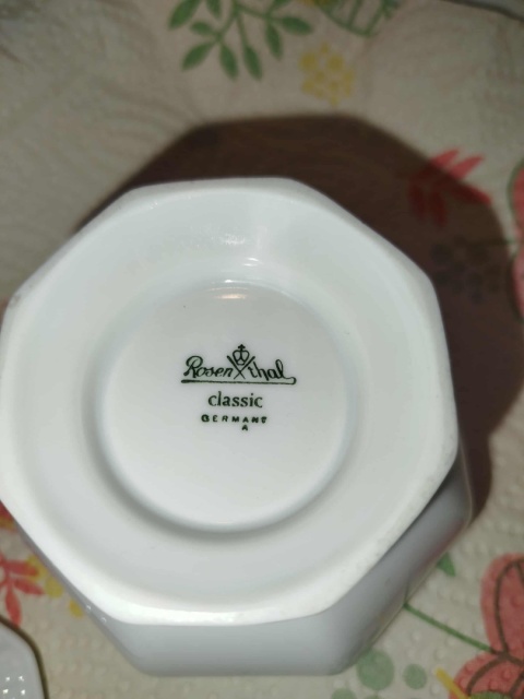 pojemnik do marmolady Rosenthal Biała Maria