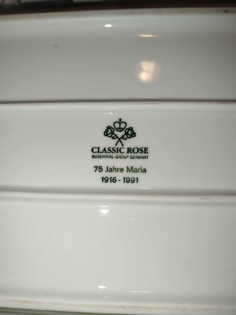 połmisek-patera Rosenthal Biała Maria 36,5/16,5 cm