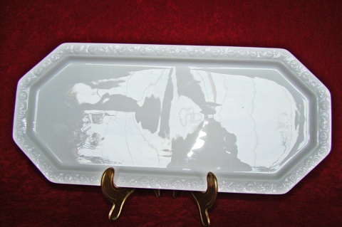 patera rólewska Rosenthal Biała Maria 36,5/16,5 cm