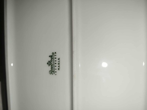 patera królewska Rosenthal Biała Maria 35,5/16 cm