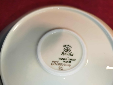 talerz różany Moliere, Monrose Rosenthal talerz różany Moliere, Monrose Rosenthal