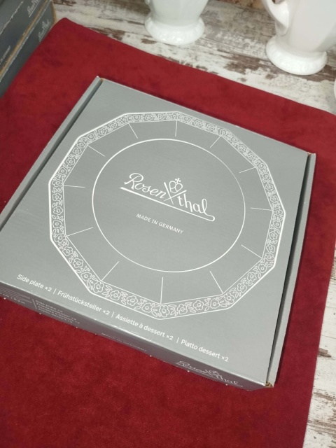 2 NOWE talerze Rosenthal Biała Maria śred. 21 cm