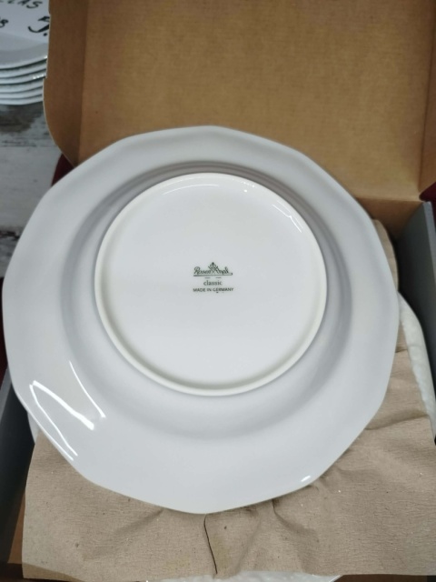 2 NOWE talerze głębokie Rosenthal Biała Maria śred. 23 cm