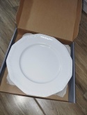 2x talerz Rosenthal Biała Maria NOWY, śred . 26/po przekatnej 28 cm