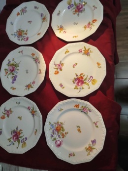 6 x tal. śniad. Rosenthal Maria Sommerstrauss 20 cm