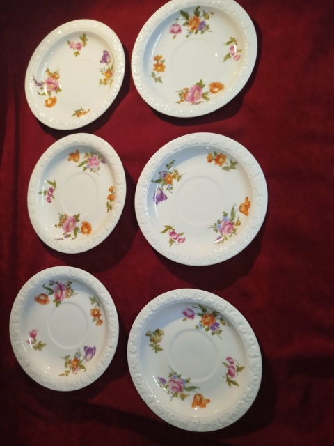 6 x talerz Rosenthal Maria Sommerstrauss śred. 14 cm