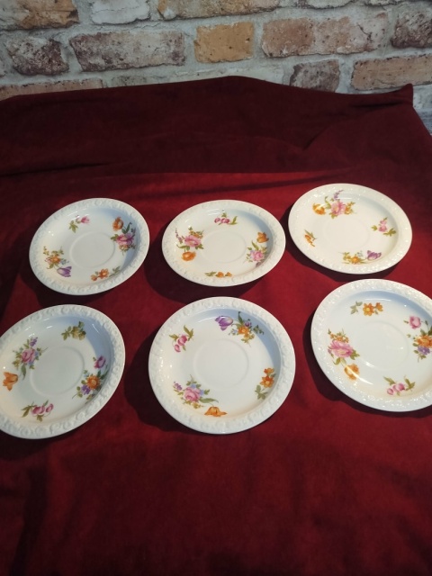 6 x talerz Rosenthal Maria Sommerstrauss śred. 14 cm