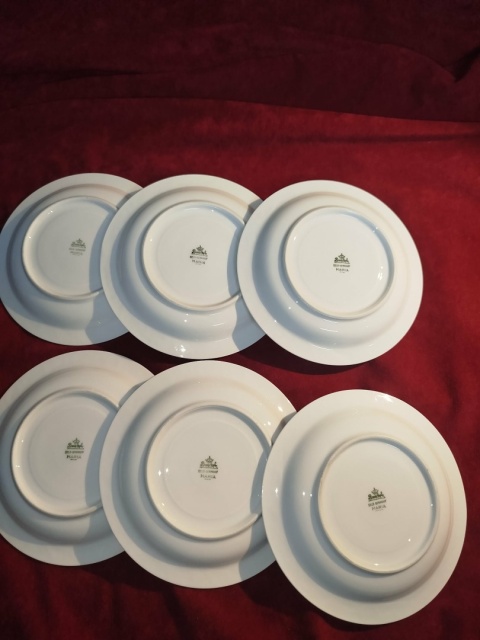 6 x talerz Rosenthal Maria Sommerstrauss śred. 14 cm