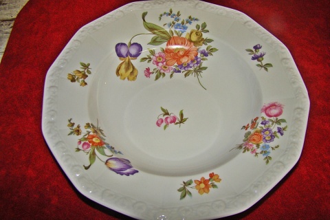 6x talerz głęb. Rosenthal Maria IDEAŁ Sommerstrauss