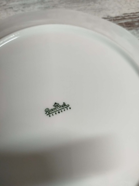 6x talerz płas. Rosenthal Biała Maria