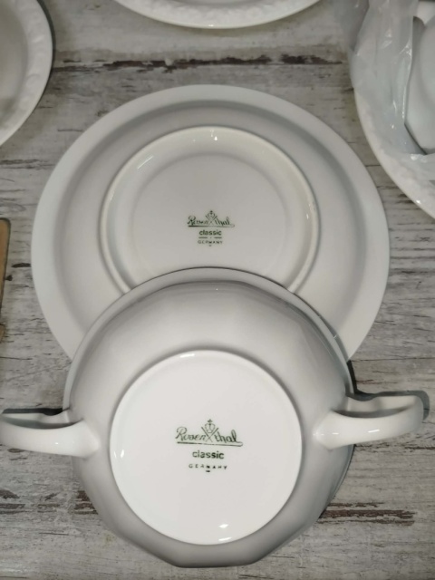 Rosenthal Biała Maria -bulionówka + spodek