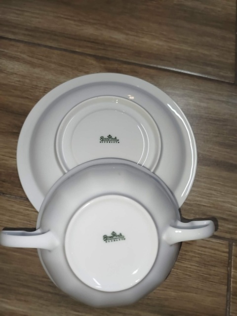 Rosenthal Biała Maria -bulionówka + spodek