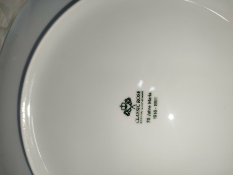 duża patera- podtalerz Rosenthal Biała Maria 31 cm