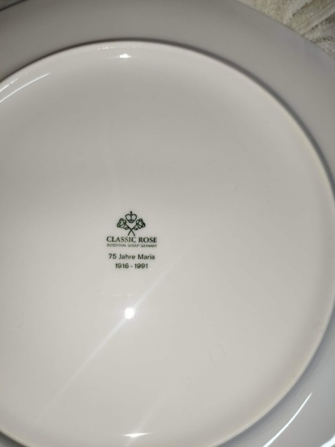 duża patera- podtalerz Rosenthal Biała Maria 31 cm