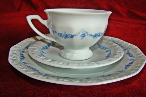 filiżanka Rosenthal Biała Maria Blau