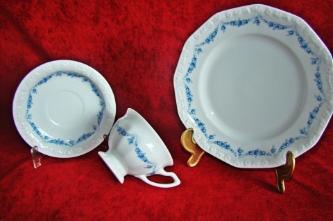 filiżanka Rosenthal Biała Maria Blau