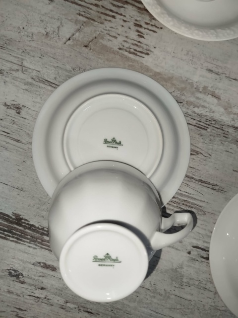 filiżanka z podst. Rosenthal Biała Maria