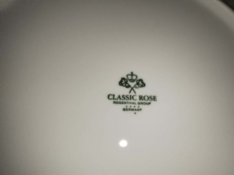 patera Rosenthal Biała Maria śred 28 cm