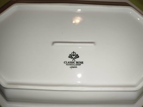 półmisek Rosenthal Biała Maria 29/17,5 cm