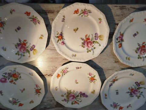 6 x tal. śniad. Rosenthal Maria Sommerstrauss 20 cm