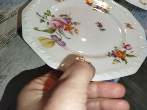 6 x tal. śniad. Rosenthal Maria Sommerstrauss 20 cm