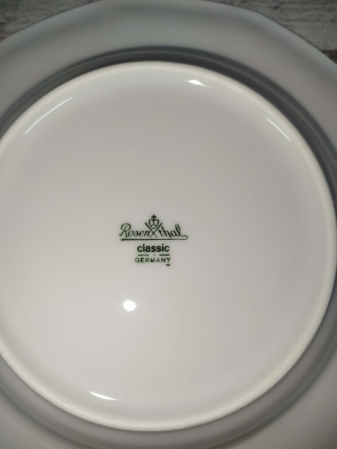 6X talerz głęb. Rosenthal Biała Maria