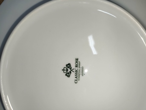 6x talerz płas. Rosenthal Biała Maria