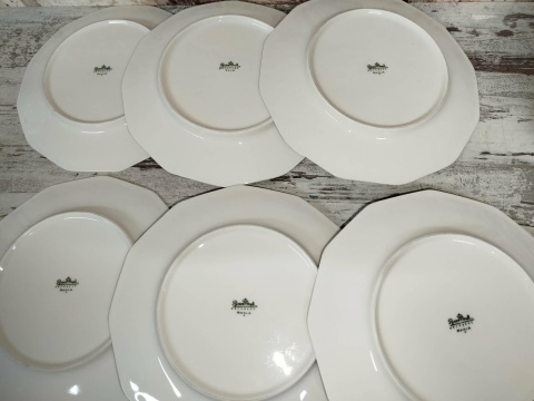 6x talerz śniad. Rosenthal Biała Maria śr. 20 cm