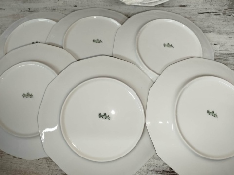 6x talerz śniad. Rosenthal Biała Maria śr. 20 cm