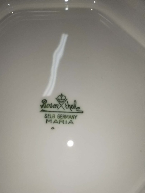 mała waza - spód Rosenthal Biała Maria