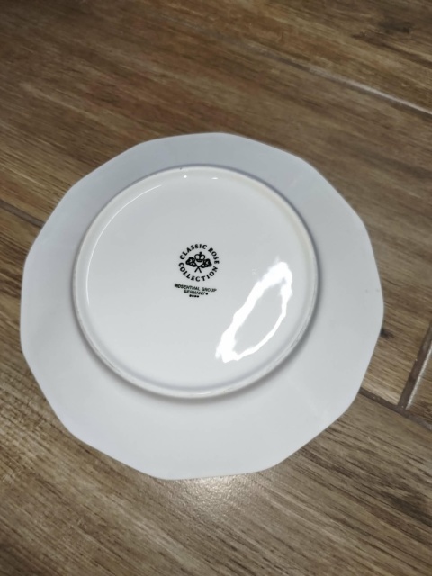 talerz śniadaniowy Rosenthal Maria Róże