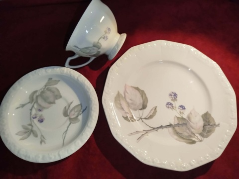 zestaw śniadaniowy Rosenthal Maria Jeżyna-duża filiżanka