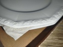 2x talerz Rosenthal Biała Maria NOWY, śred . 26/po przekatnej 28 cm