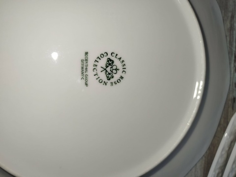 6x talerz płas. Rosenthal Biała Maria