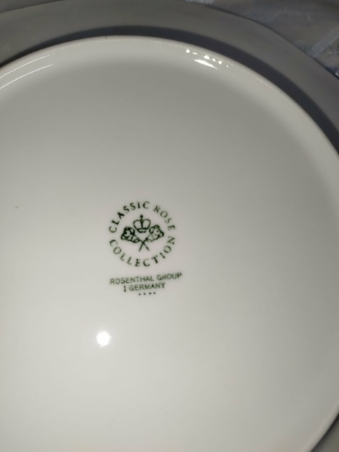 6x talerz płas. Rosenthal Biała Maria