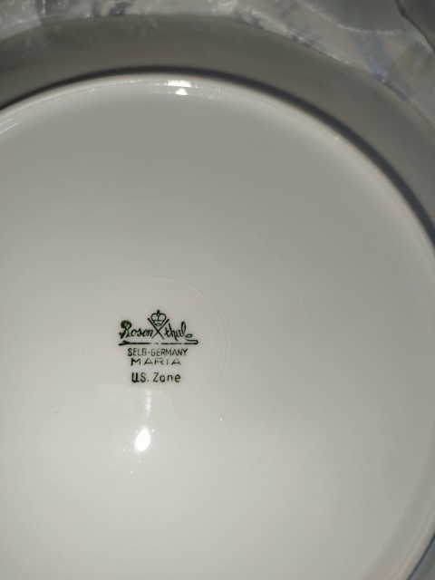 6x talerz płas. Rosenthal Biała Maria