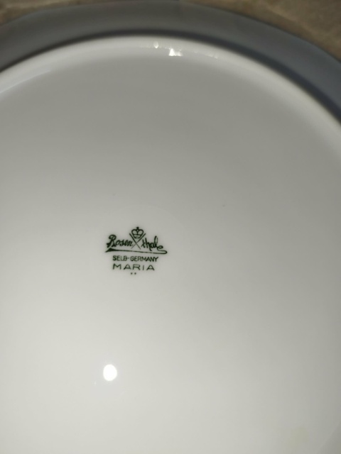 6x talerz płas. Rosenthal Biała Maria