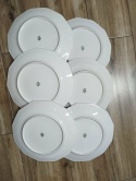 6x talerz płas. Rosenthal Biała Maria