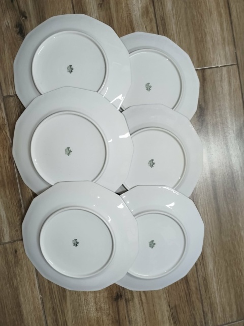 6x talerz płas. Rosenthal Biała Maria