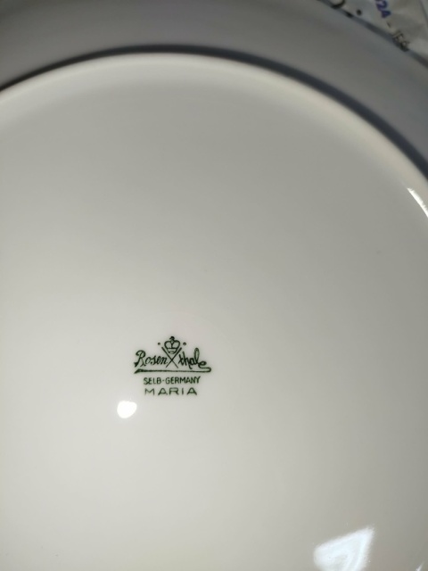 6x talerz płas. Rosenthal Biała Maria