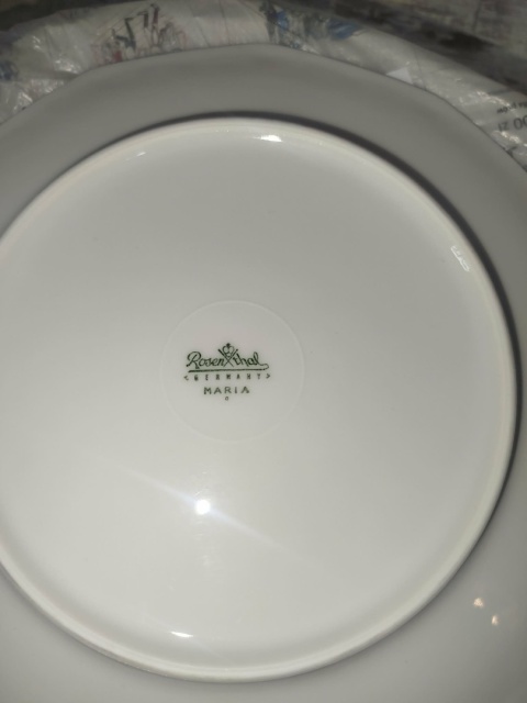 6x talerz śniad. Rosenthal Biała Maria śr.20 cm