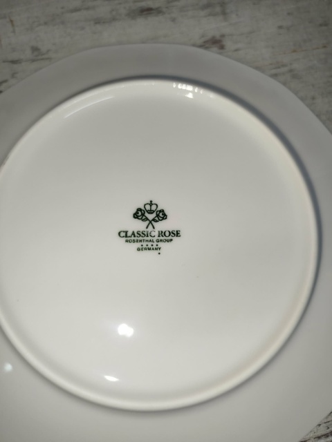 6x talerz śniad. Rosenthal Biała Maria śr.20 cm