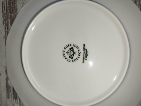6x talerz śniad. Rosenthal Biała Maria śred. 20 cm