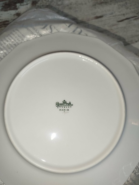 6x talerz śniad. Rosenthal Biała Maria śred. 20 cm