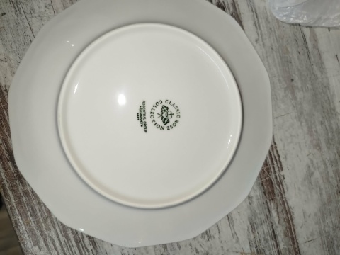 6x talerz śniad. Rosenthal Biała Maria śred. 20 cm