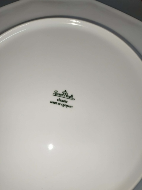NOWY podtalerz, Plazteller,Rosenthal Biała Maria,śred. 31 cm